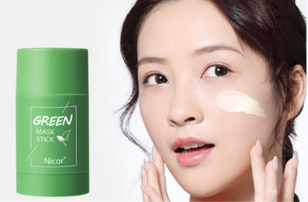 Cleansing Green Tea Mask Clay Stick Oil Control Anti-Acne Whitening Seaweed Mask Skin Care - Image 15