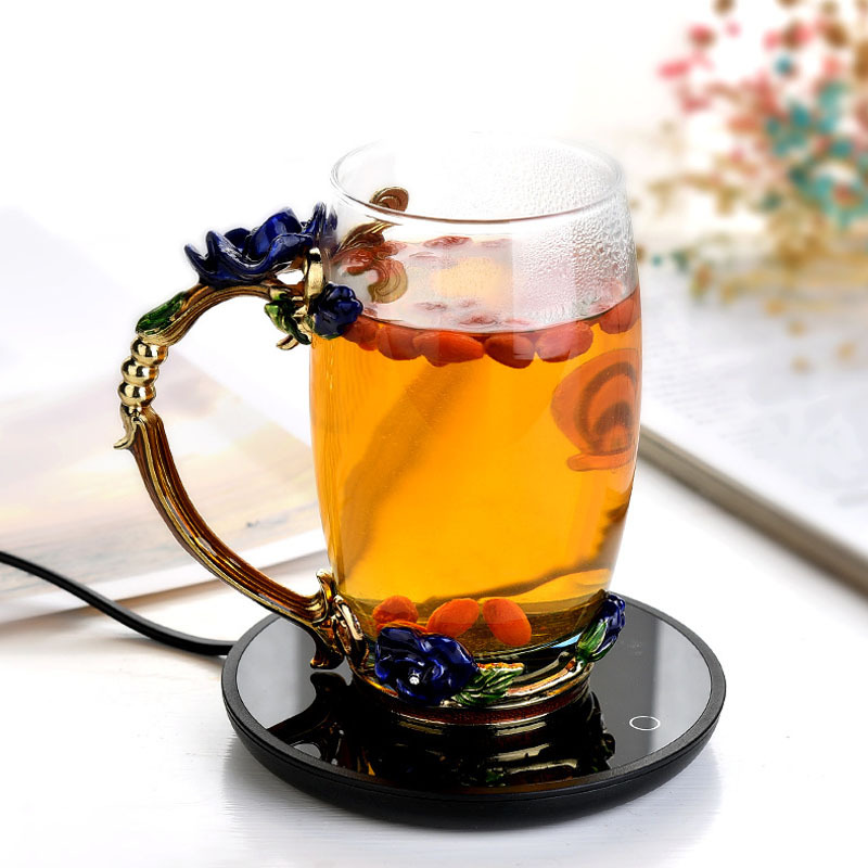 Coffee Mug Cup Warmer for Home Office Milk Tea Water Heating - Image 1