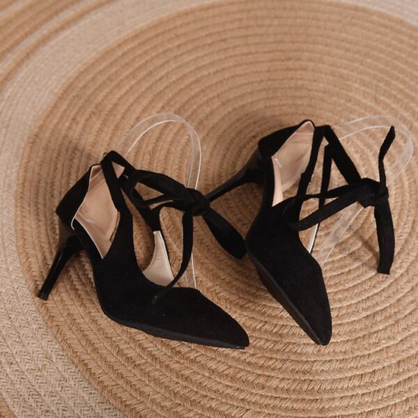 Women's Shoes Fat Toe Head Spring Lace Sheet - Image 6