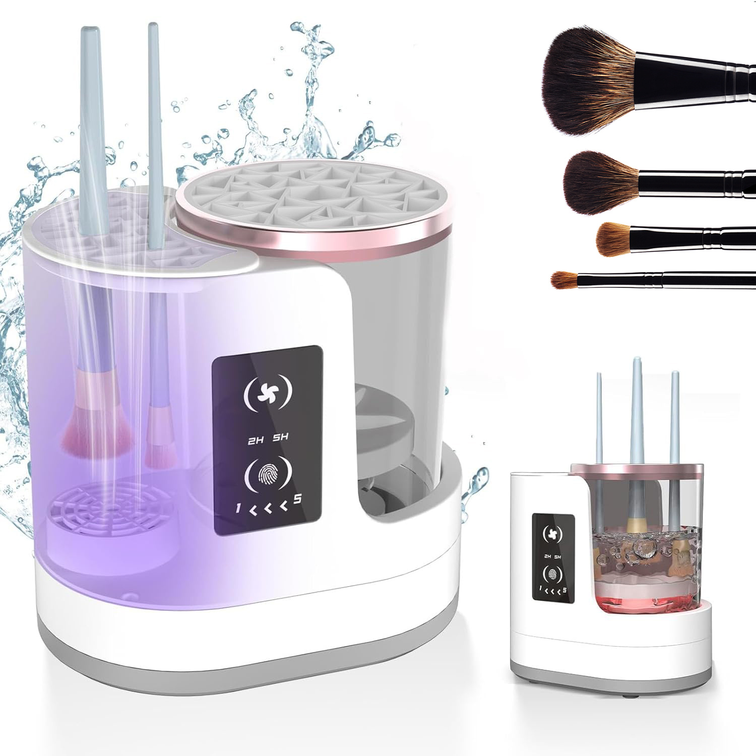 Electric Makeup Brush Cleaner Rechargeable Makeup Brushes Cleaning Tool Automatic Makeup Brush Cleaning Stand Device - Image 1