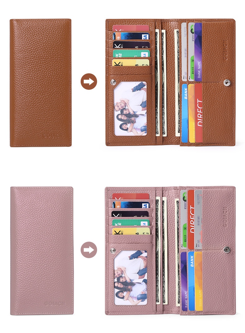 GOIACII Anti-Scanning Womens Long Wallet Ultra-Thin European And American Style Minimalist - Image 15