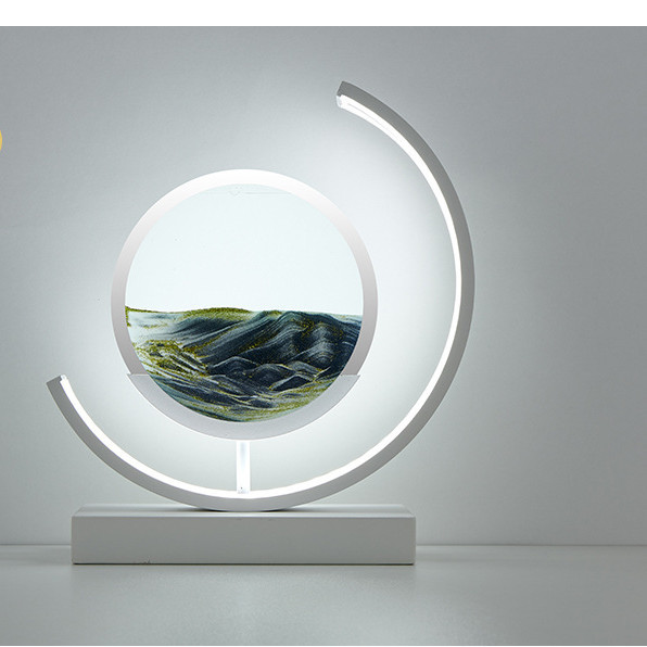 High-end Business Gifts Quicksand Painting 3D Living Room Decorations Lights Creative Lamp Led Lights - Image 17