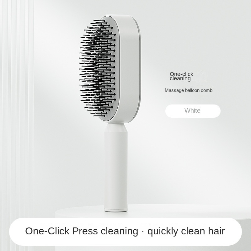 Women Fashion 3D Hair Growth Comb Hairbrush Self-Cleaning Hair Brush  Self Cleaning Hair Brush For Women Massage Scalp Promote Blood Circulation Anti Hair Loss - Image 12