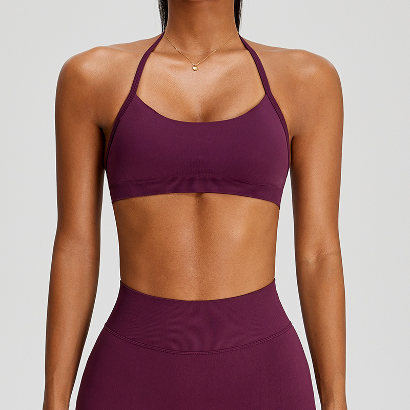 Seamless Thin-Strap Sports Bra For Women Outdoor - Image 2