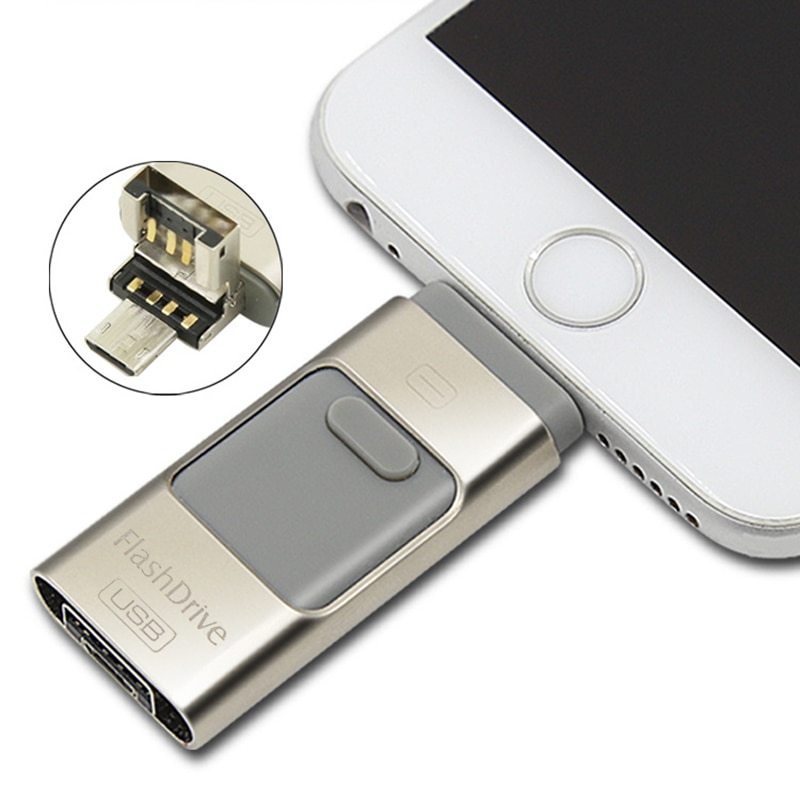 Three In One OTG USB Flash Disk For Computer And Mobile Phone - Image 2