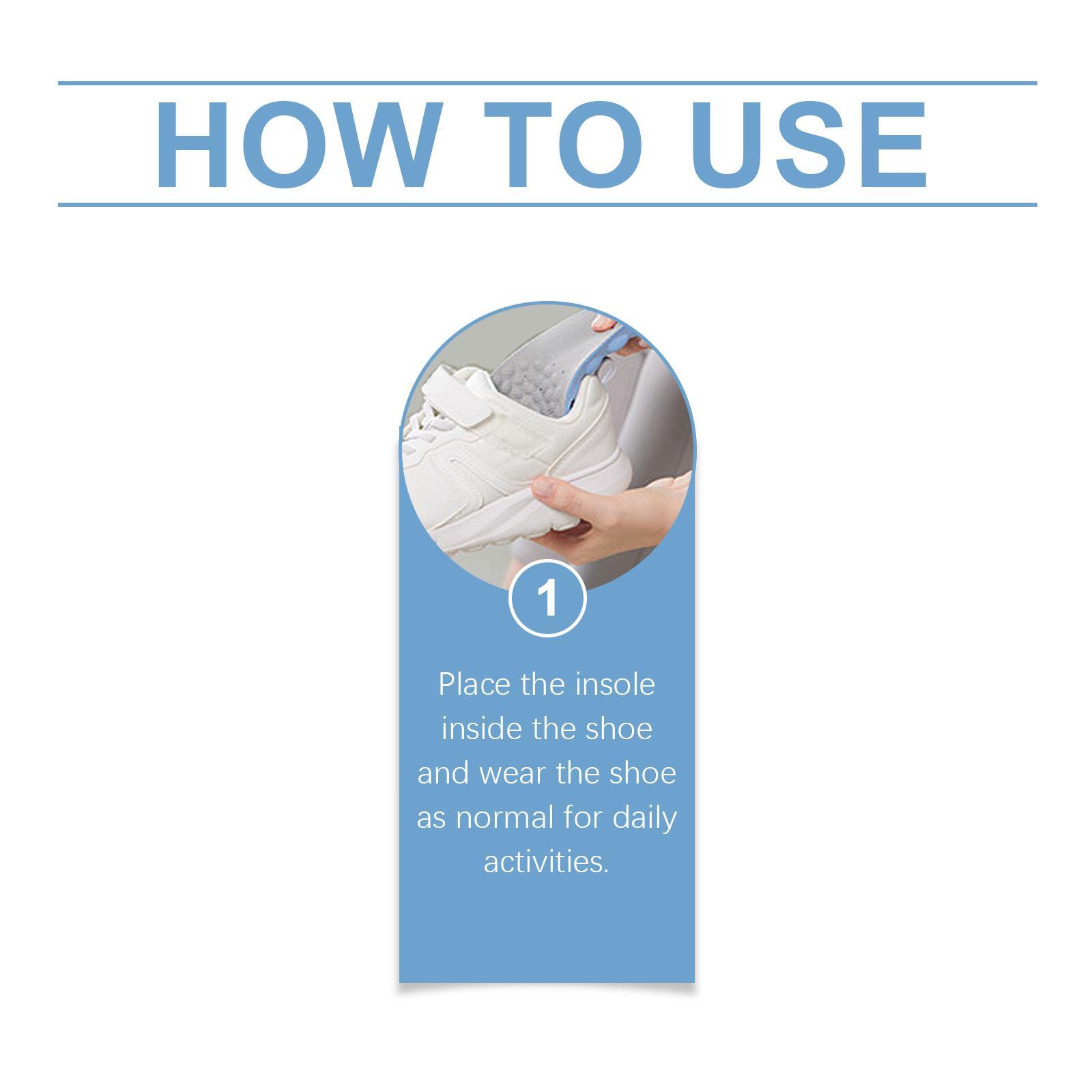 Plantar Pressure Insoles, Durable And Breathable, Foot Care Massage, Relieve Discomfort - Image 7