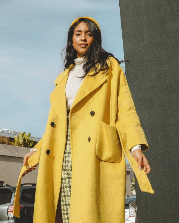 Serena Double Breasted Trench Coat - Image 8