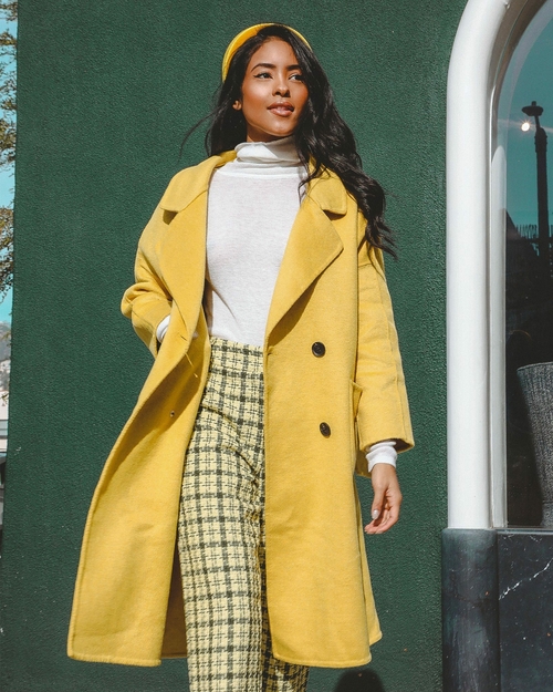 Serena Double Breasted Trench Coat - Image 5