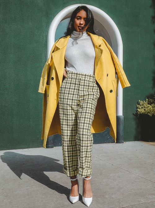 Serena Double Breasted Trench Coat - Image 2