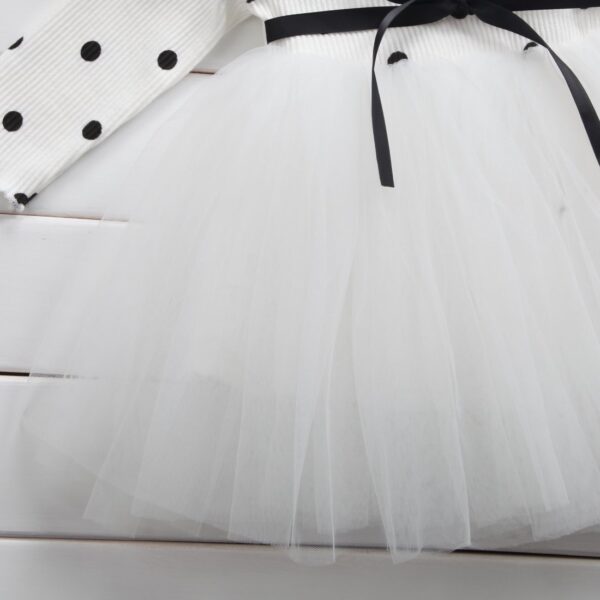 Baby Girls Spring Winter Long Sleeve Tutu Lace Dresses Infantil Newborn 1st Birthday Party Clothes Christening Gown Casual Wear - Image 4