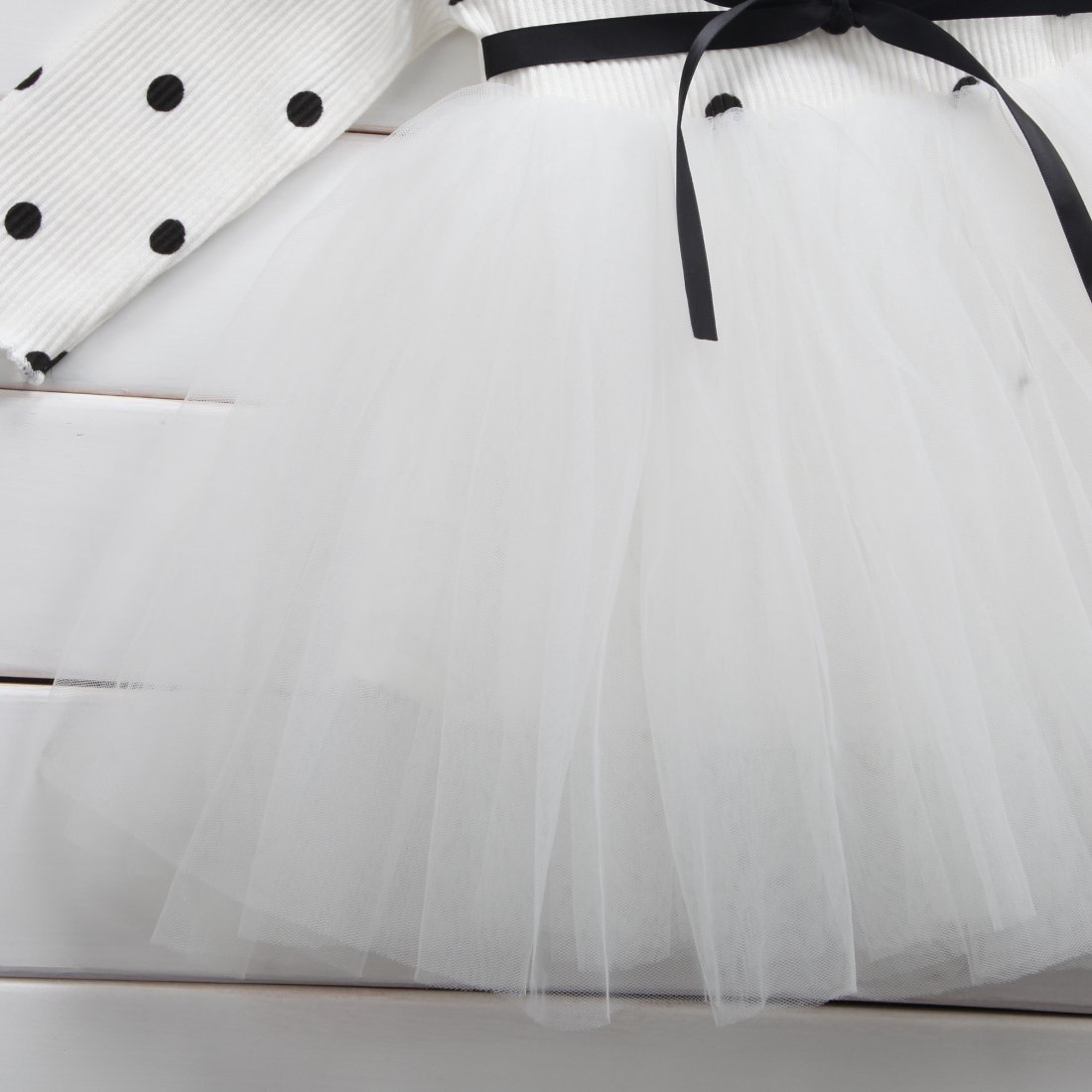 Baby Girls Spring Winter Long Sleeve Tutu Lace Dresses Infantil Newborn 1st Birthday Party Clothes Christening Gown Casual Wear - Image 4
