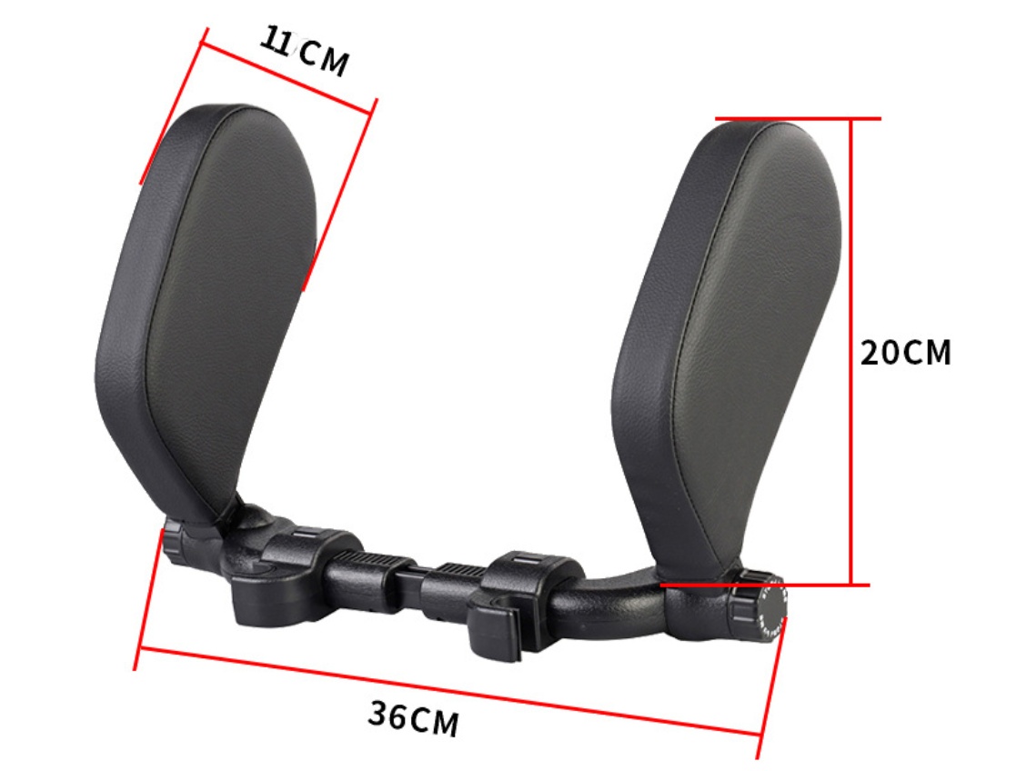 Car headrest pillow Sleep Adjustable Side Car Soft Travel Seat Headrest Auto Leather Support Neck Pillow Cushion car accessories - Image 6