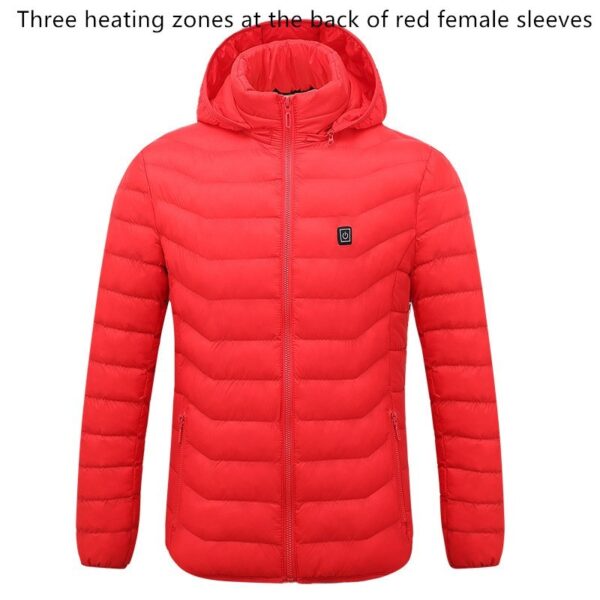 Smart heating cotton jacket USB electric heating jacket - Image 54