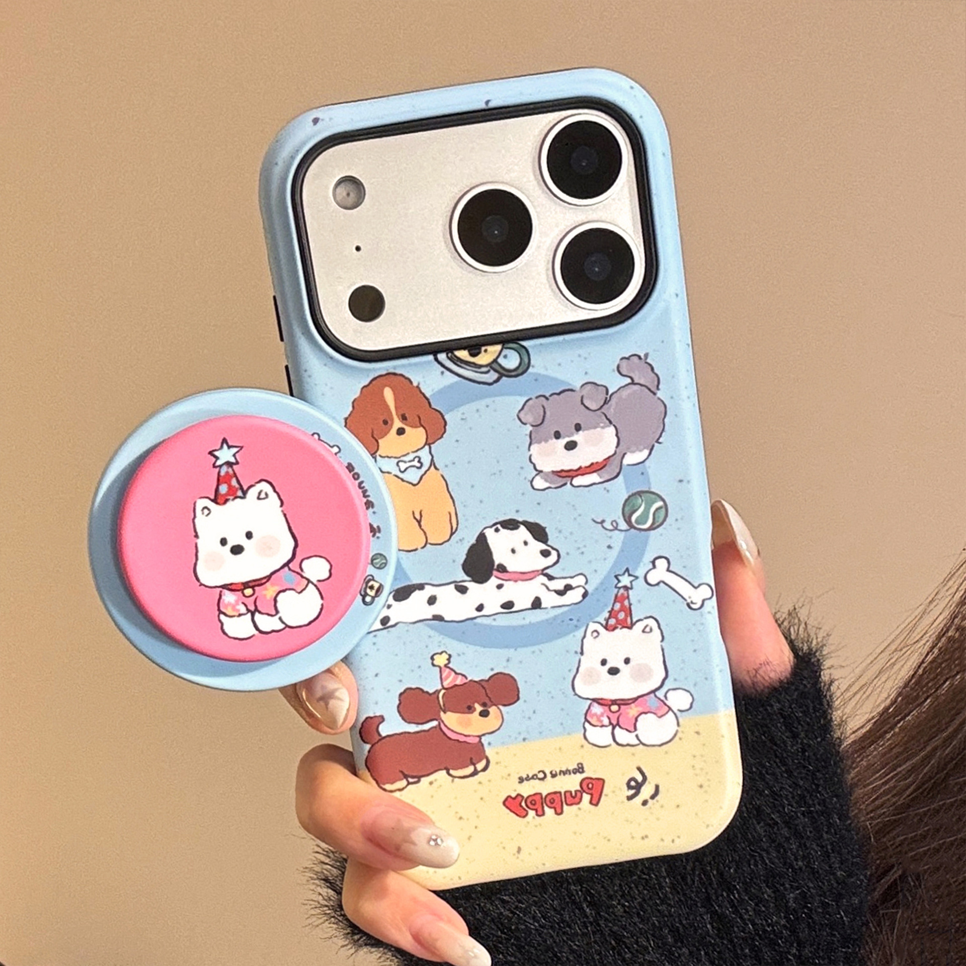 Cute Dog Magnetic Stand Phone Case - Image 9