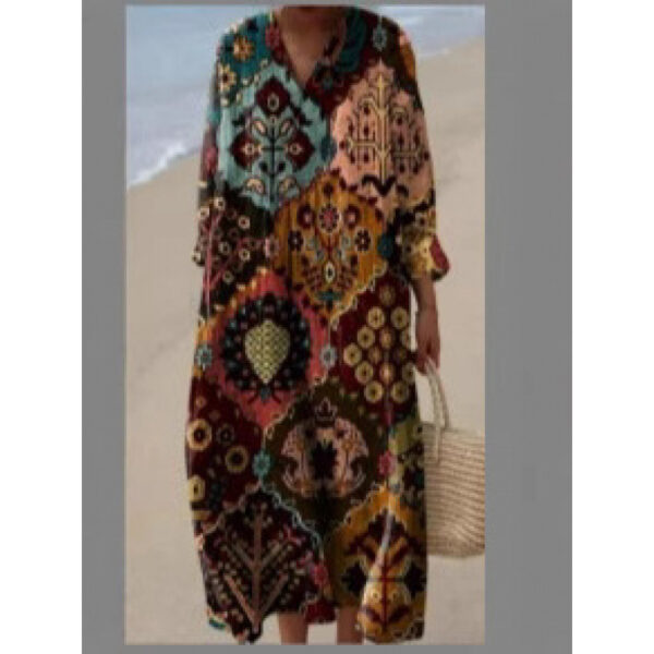 European And American Style Shirt Dress For Women - Image 10
