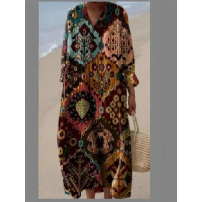 European And American Style Shirt Dress For Women - Image 10