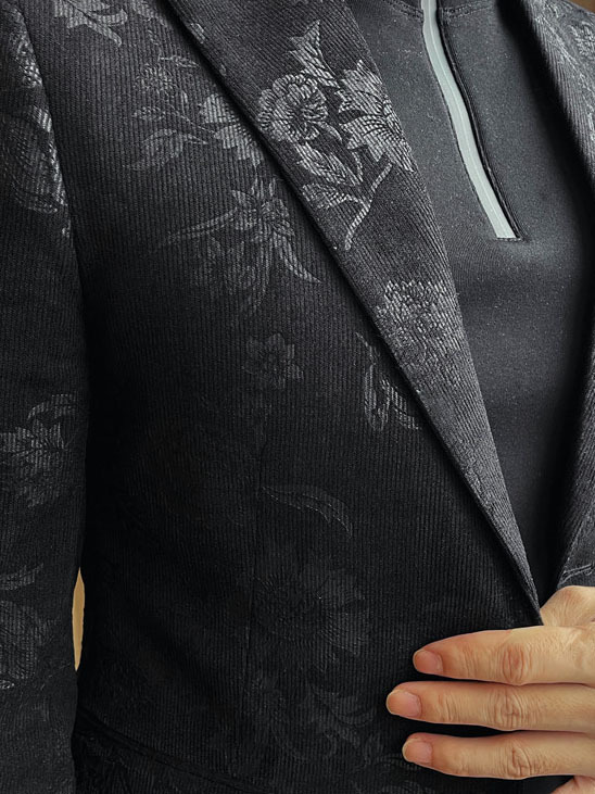 Men's Slim Fit Floral Print Casual Balzers - Image 7