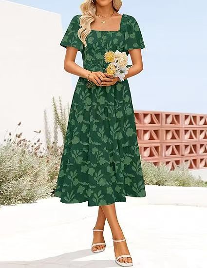 Best-selling Solid-color Off-shoulder High-waist Maxi Dress For Women - Image 18