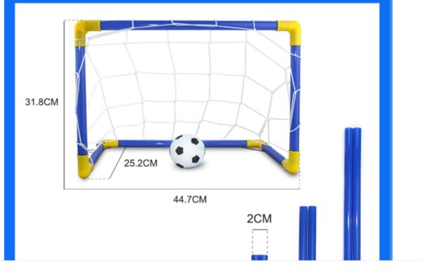 Folding Mini Football Soccer Ball Goal Post Net - Image 5