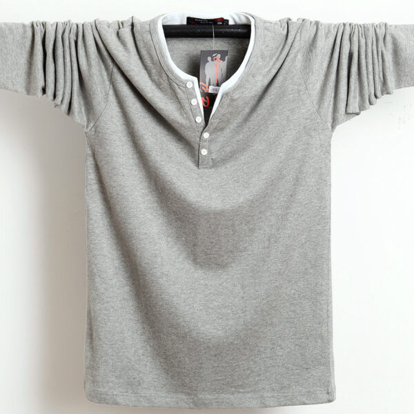 Plus fat plus long sleeve T-shirt - Image 35