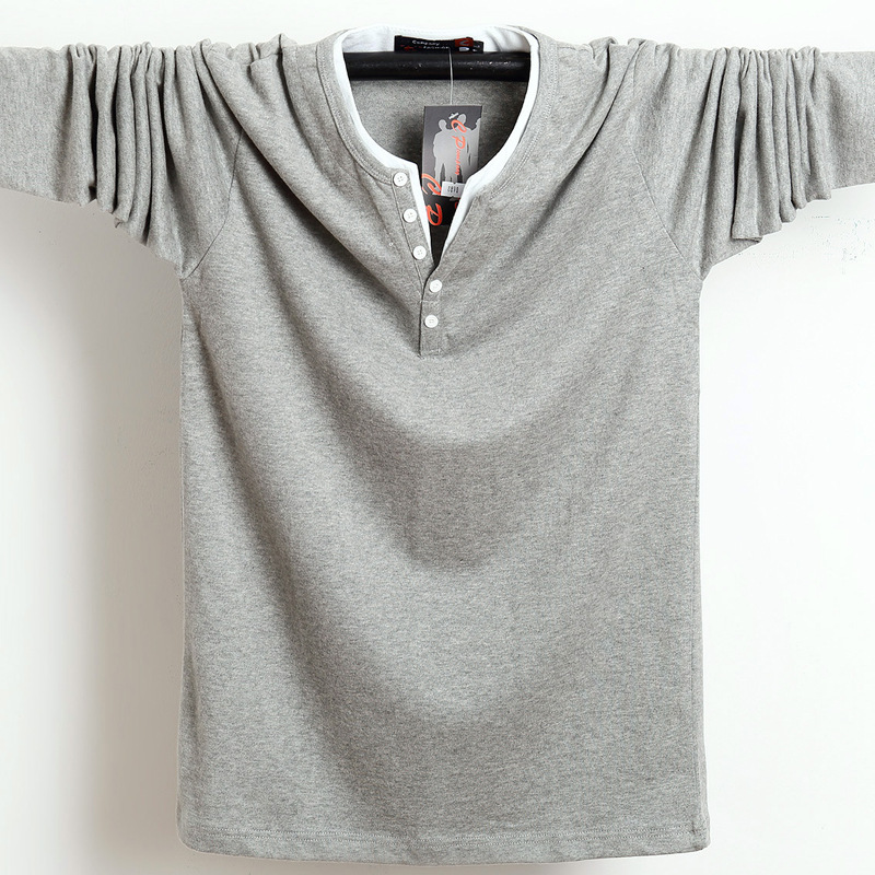 Plus fat plus long sleeve T-shirt - Image 37