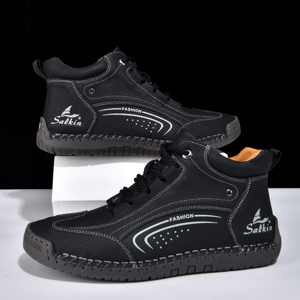 Plus-size Mens Fashion With Hand-stitched Soles