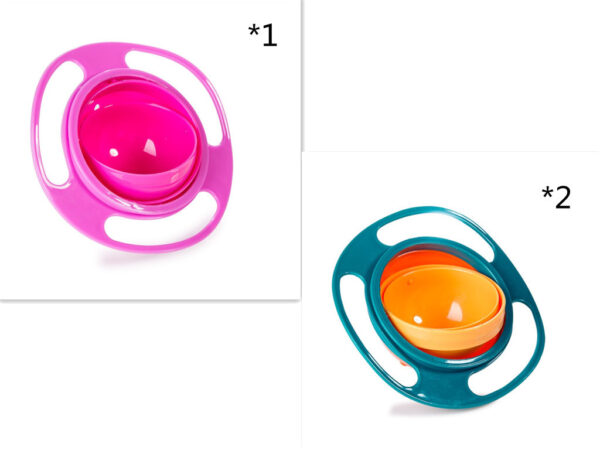 360 Rotate Universal Spill-proof Bowl Dishes - Image 34