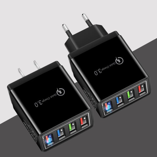 USB Charger Quick Charge 3.0 4 Phone Adapter For Tablet Portable Wall Mobile Charger Fast Charger - Image 23