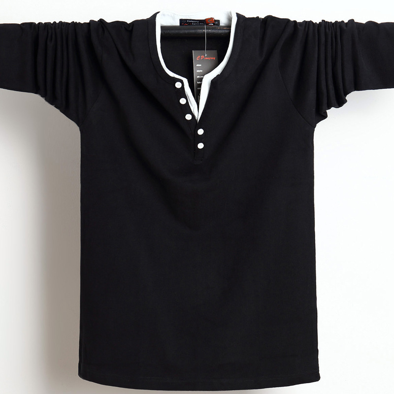 Plus fat plus long sleeve T-shirt - Image 7