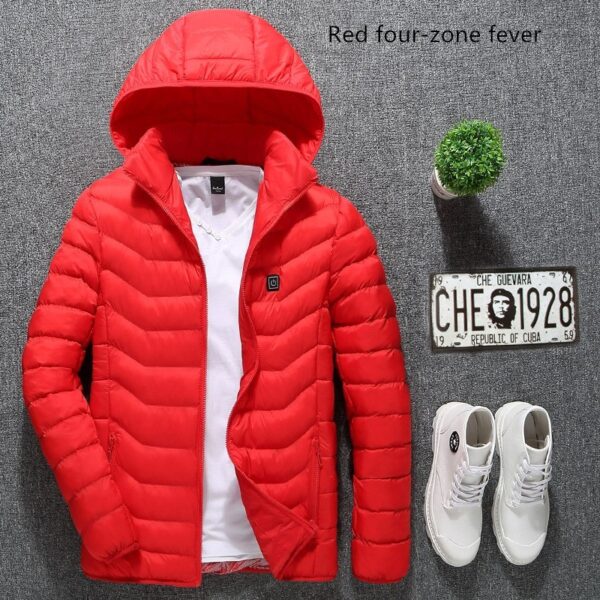 Smart heating cotton jacket USB electric heating jacket - Image 10