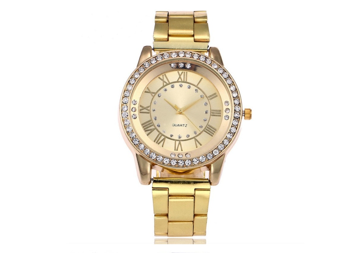 Vansvar Brand Rose Gold Watch Luxury Women Dress Rhinestone Quartz Watch Casual Women Stainless Steel Wristwatches Female Clock - Image 5