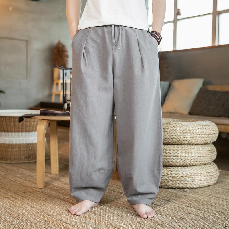 Chinese style large fat wide leg pants - Image 2