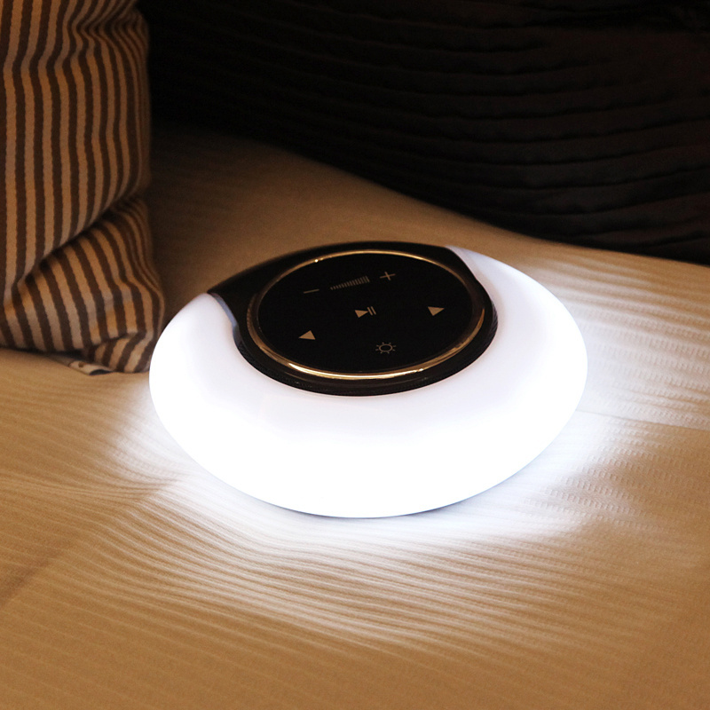 Creative Bluetooth Subwoofer Stereo Speaker LED Desk Lamp Stepless Dimming Folding Touch Atmosphere Night Light - Image 27