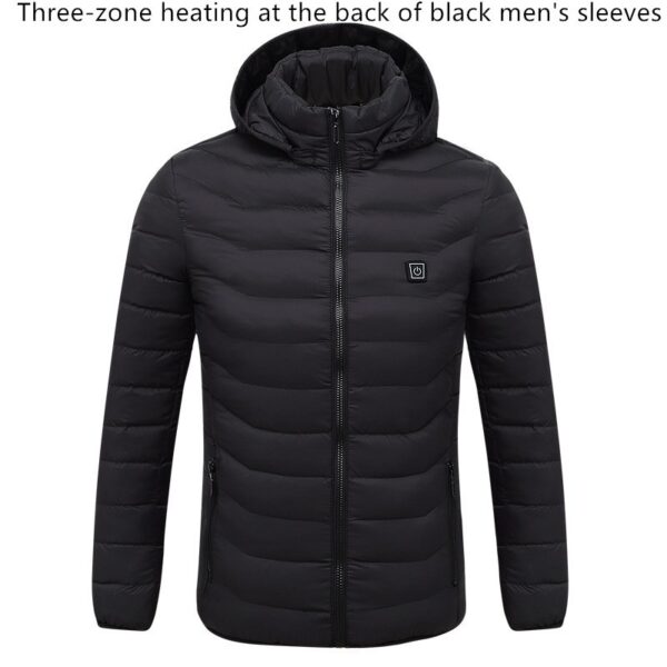 Smart heating cotton jacket USB electric heating jacket - Image 11