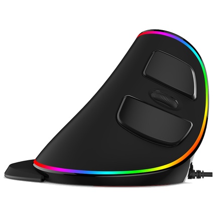 Vertical Ergonomic Snail RGB Anti-Mouse Hand Wired Mouse - Image 8