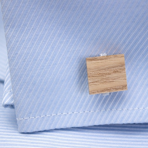 Wooden Cufflinks & Tie Clip Set - Image 3