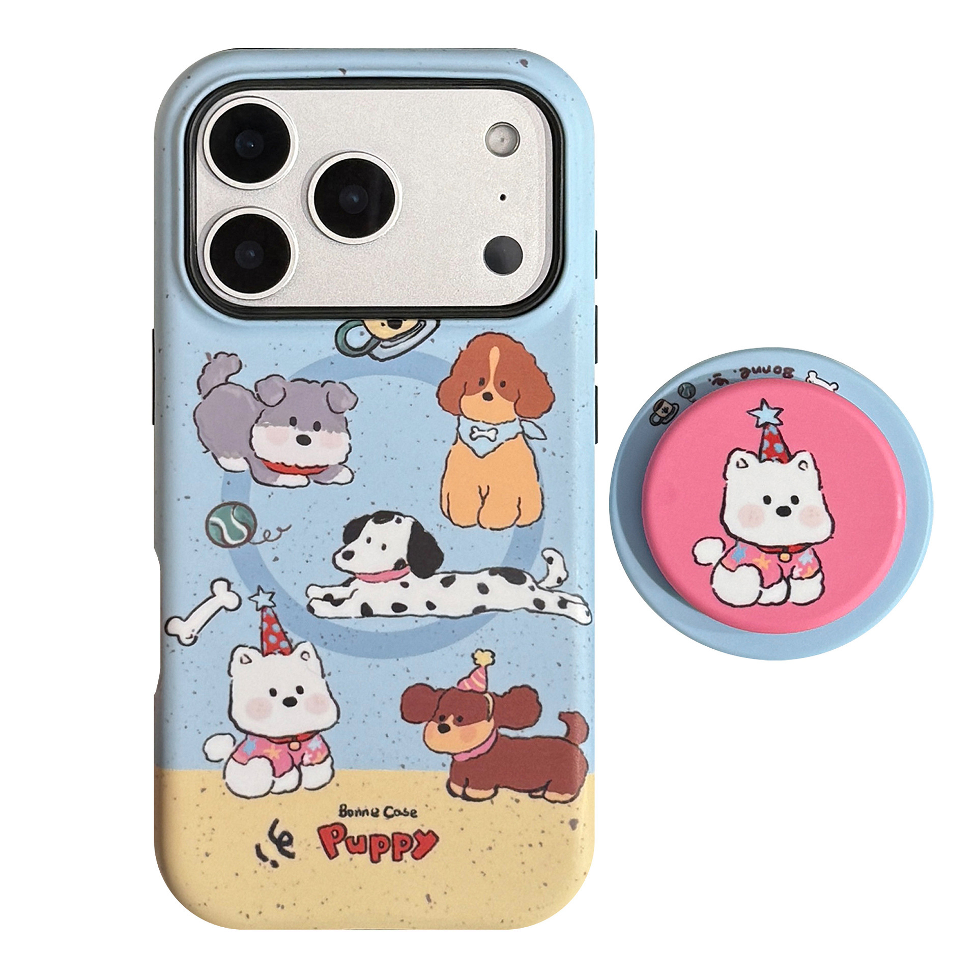 Cute Dog Magnetic Stand Phone Case - Image 2