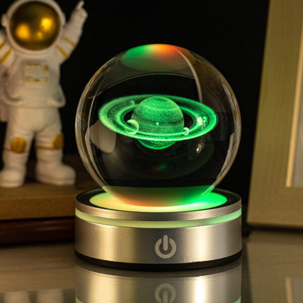 Creative 3D Inner Carving Luminous Crystal Ball Colorful Gradient Small Night Lamp Home Decorations Gifts Selection - Image 20