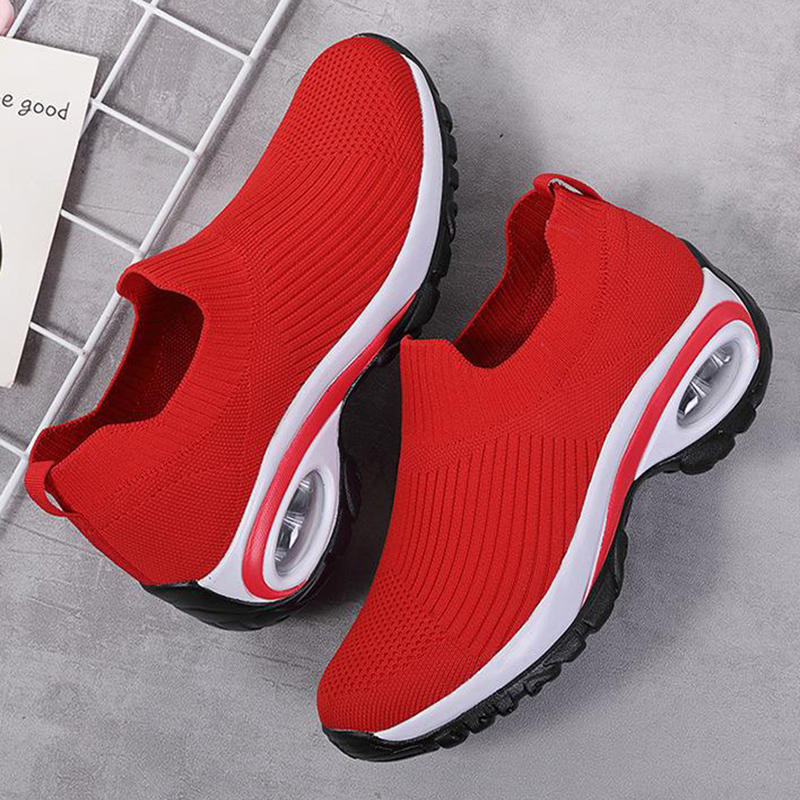Sneakers Women Air Cushion Mesh Breathable Running Sports Shoes - Image 11