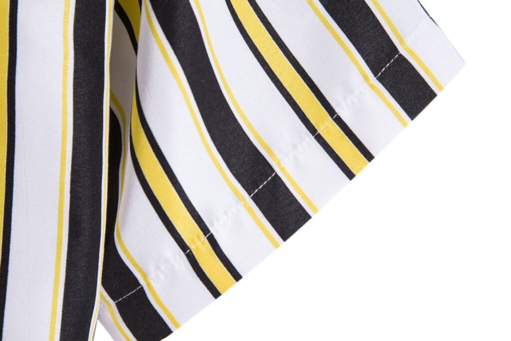 Men's Striped Fashionable Loose Short-Sleeve Shirt