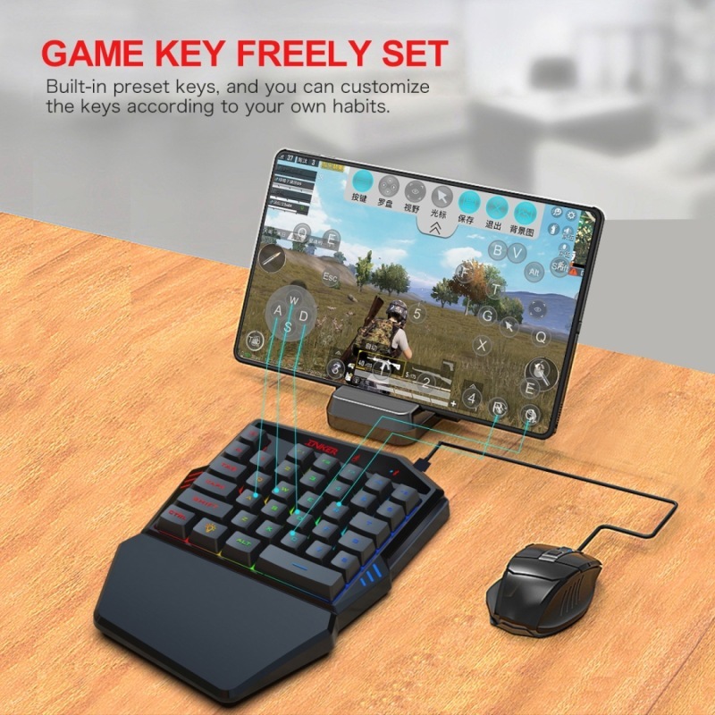 Gaming Keyboard Throne One Mouse Set - Image 1
