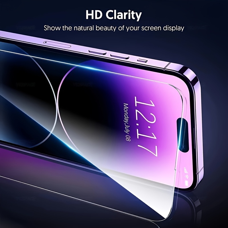 8pcs HD Tempered Glass Screen Protection - For IPhone 14 15 16 Pro - 14 15 16 Pro Max - 17 Air - 16e - 14 15 16 Plus Protective Glass Film - Image 7