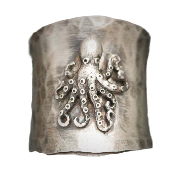 Simple Personalized Retro Octopus Ring - Image 4