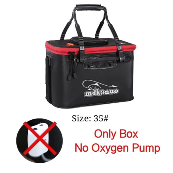 EVA Portable Fishing Bag Folding Thicken Live Fishing Box Tank Bucket Camping Fishing Tackle Fishbox Storage Bag - Image 22