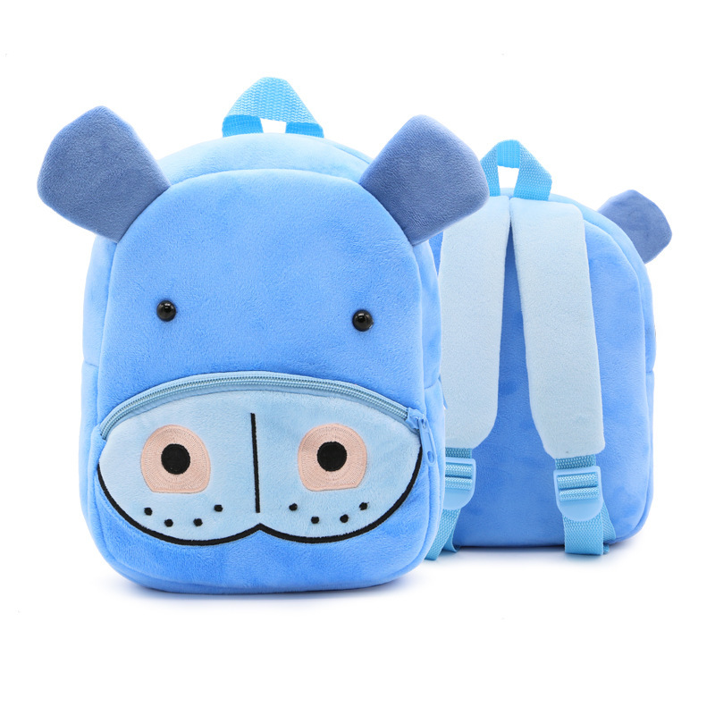Cute Plush Backpacks Kindergarten Cartoon School Bags Children Animal Toys Bag - Image 21