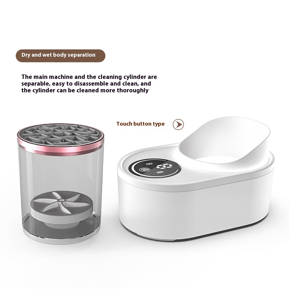 Electric Makeup Brush Cleaner Rechargeable Makeup Brushes Cleaning Tool Automatic Makeup Brush Cleaning Stand Device - Image 12