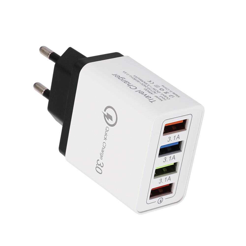 USB Charger Quick Charge 3.0 4 Phone Adapter For Tablet Portable Wall Mobile Charger Fast Charger - Image 27