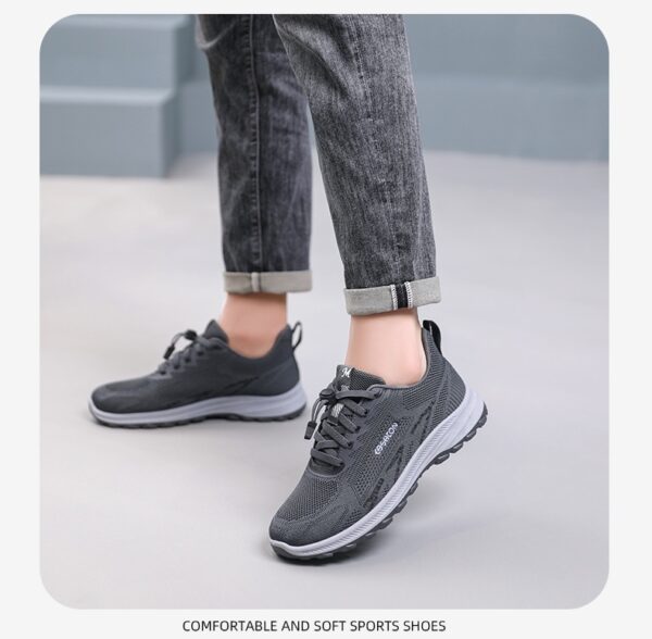 Men's Fashion Mesh Breathable Casual Sneakers - Image 15