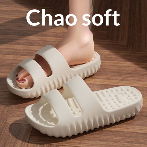 Thick-soled Massage Slippers Indoor Home Use Non-slip And Quiet EVA Material Deodorizing - Image 2