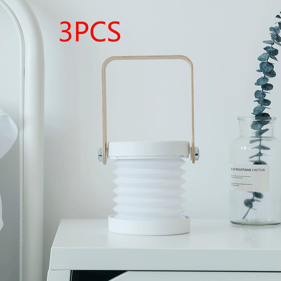 Foldable Touch Dimmable Reading LED Night Light Portable Lantern Lamp USB Rechargeable For Home Decor - Image 39